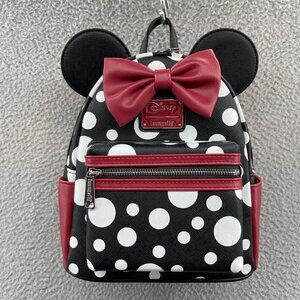 Loungefly X Disney Minnie Polka‎ Dot Mini Backpack